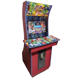 [cisne_tekkken_22en1_usada] Maquina de videjuegos arcade cisne con tablero tekken y  pantalla de 22 pulgadas con sistema multijuegos 22 en 1 usada